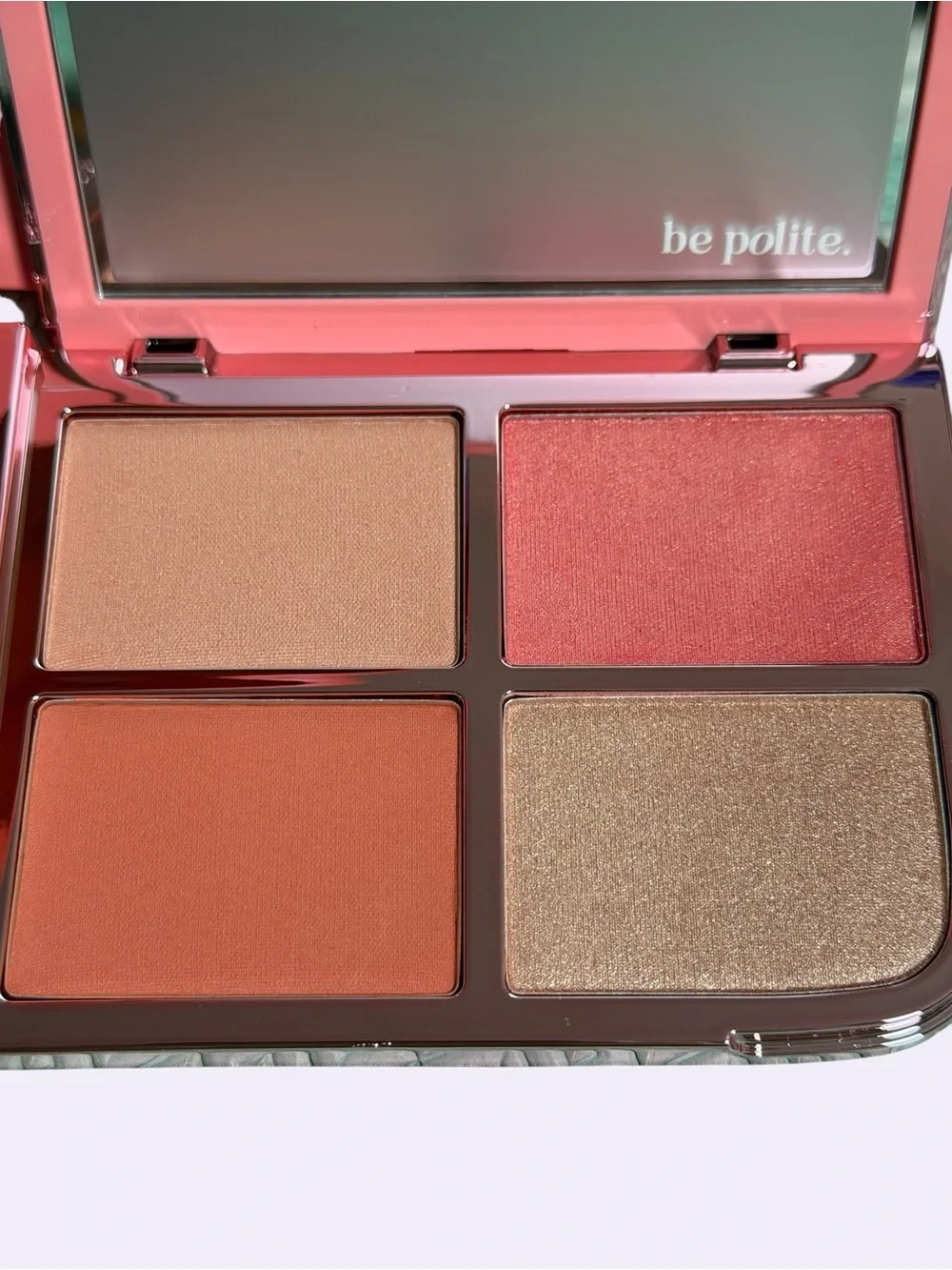 Polite Society Blush & Highlight Face Palette Assorted Shades Glow